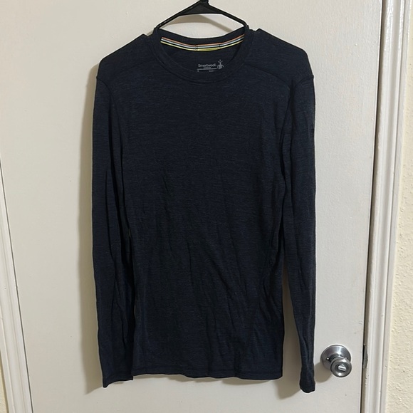 EUC Smartwool Merino 250 Crewneck Gray Sweater Small - Picture 1 of 5